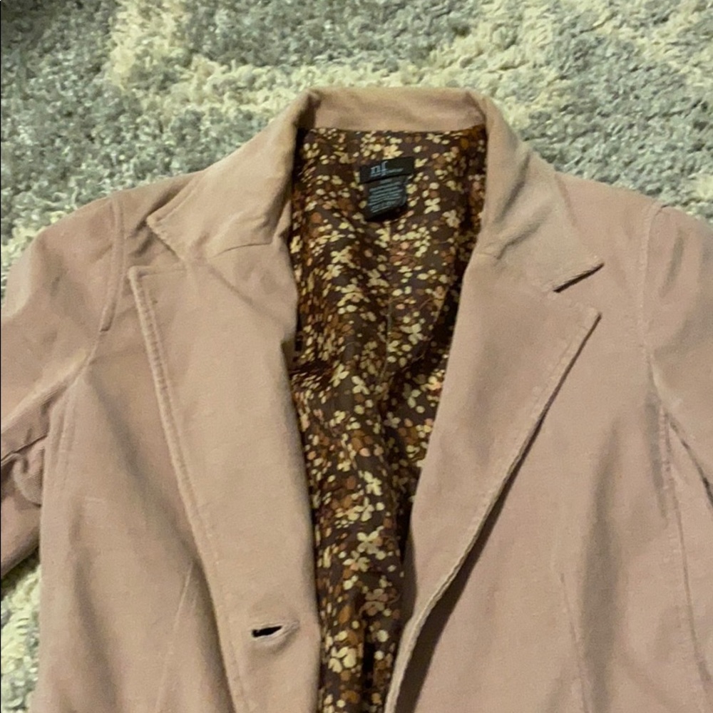 Courdoroy Pink Blazer